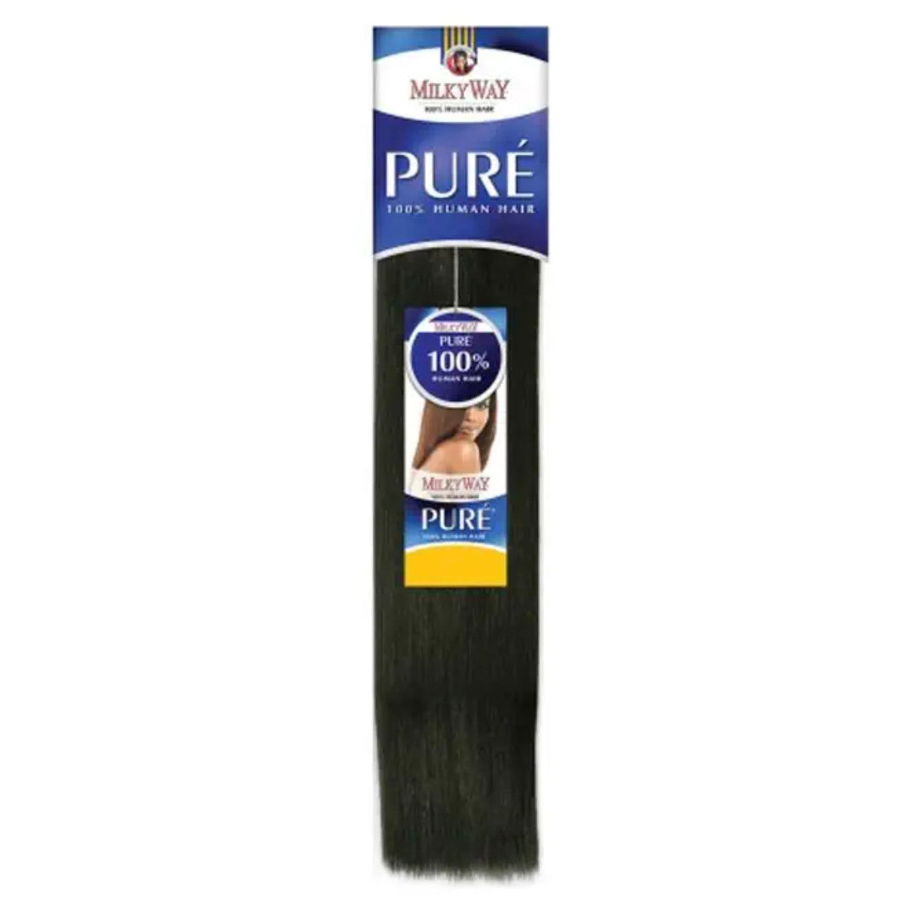 SHAKE N GO Milkyway Pure 100% Human Hair Weave  - YAKY WEAVE (8"-16")