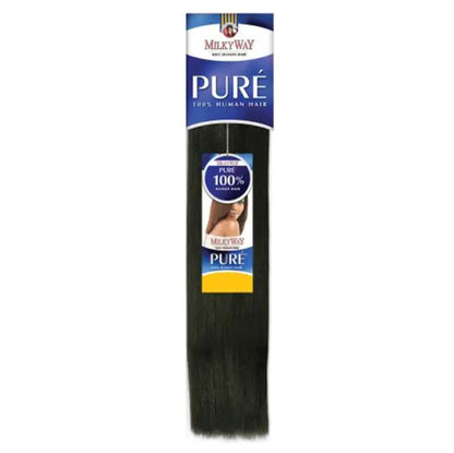 SHAKE N GO Milkyway Pure 100% Human Hair Weave  - YAKY WEAVE (8"-16")