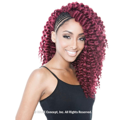 MANE CONCEPT Afri-Naptural Synthetic Pre-twisted Crochet Braid - 2X SENEGAL BANTU TWIST 12"