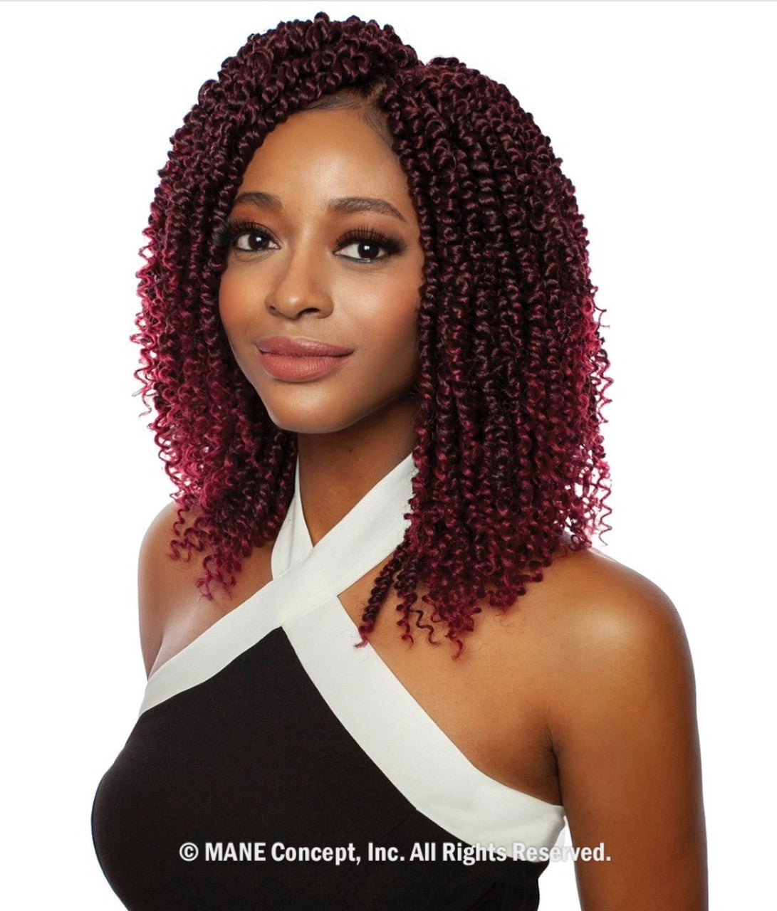 MANE CONCEPT Afri-Naptural Synthetic Crochet Braid TWB309 - 3X Gorgeous Passion Twist 9"10"11"