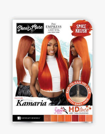 SENSATIONNEL Shear Muse Spice Krush Synthetic HD Lace Front Wig - Kamaria