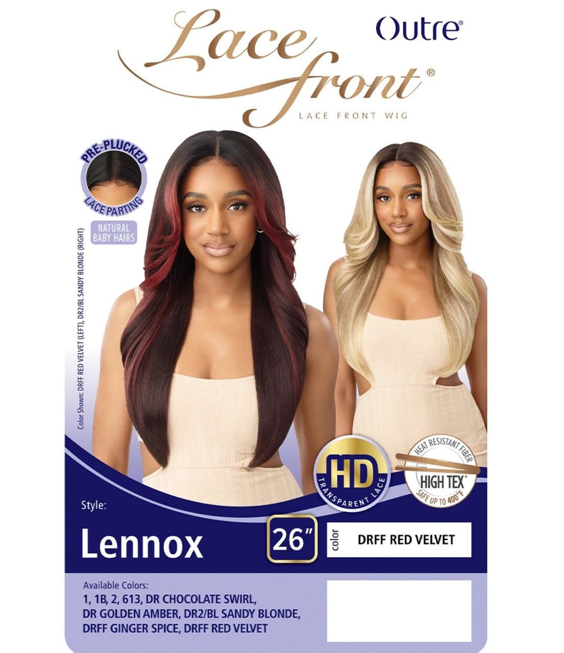OUTRE HD Transparent Lace Front Wig - LENNOX
