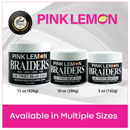 [WHOLESALE] PINK LEMON Braiders Loc Twist Braid Edge