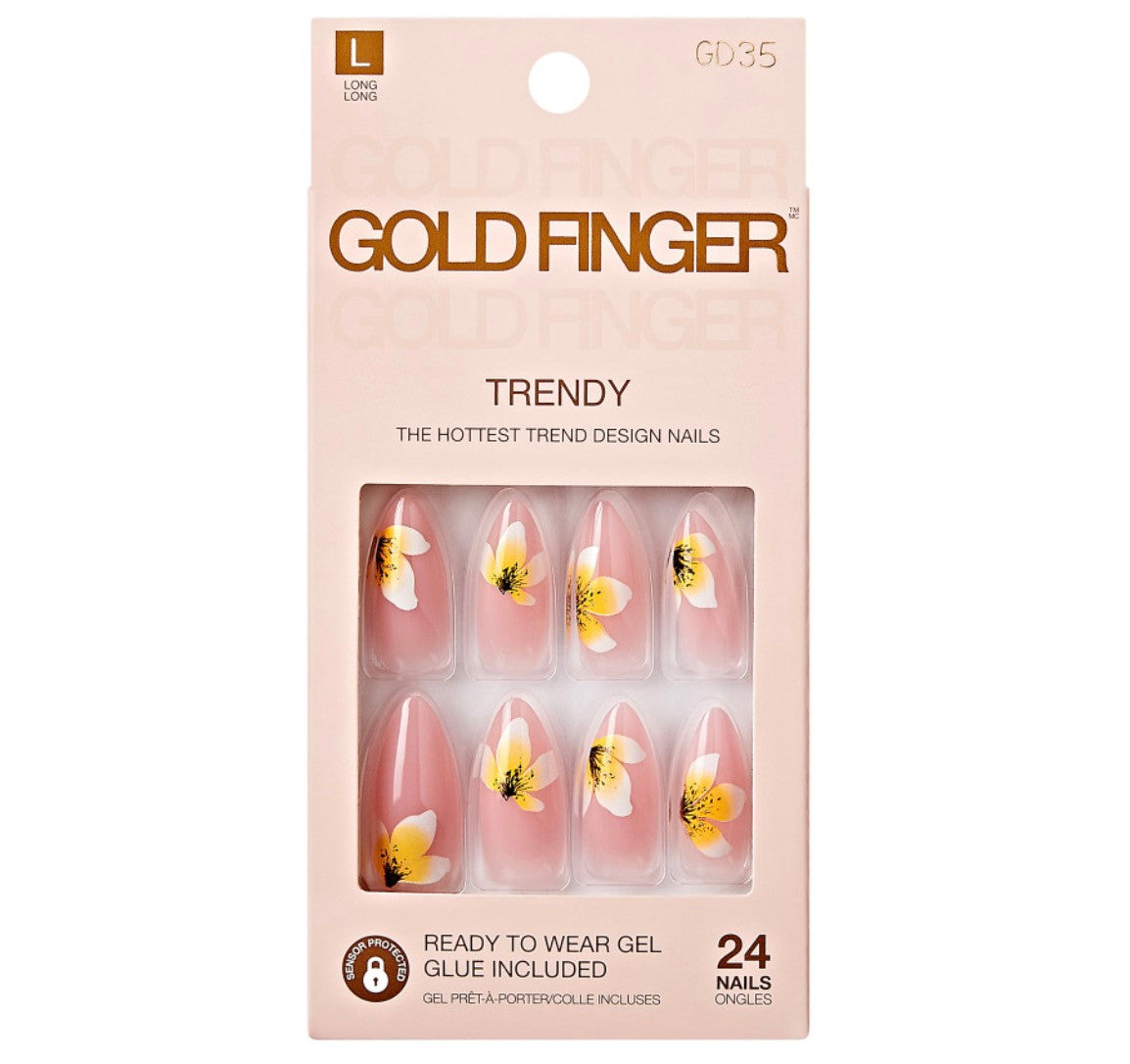 Kiss Gold Finger Trendy Nail - Live Forever