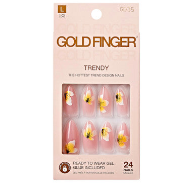Kiss Gold Finger Trendy Nail - Live Forever