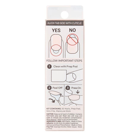 KISS Impress Color MS Nail - Clean Puff