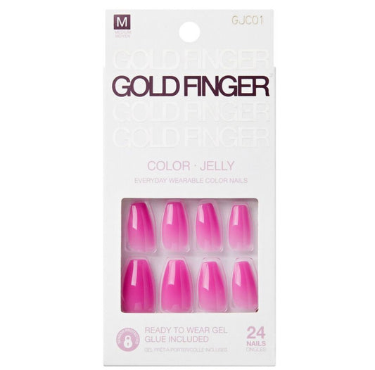 KISS Gold Finger Jelly Nail