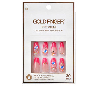 KISS Gold Finger Premium Nail - Star Shine