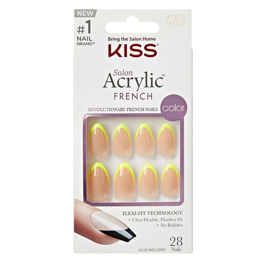 KISS Salon Acrylic French Nails - HYPE