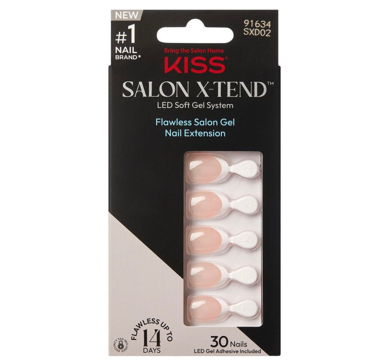 KISS Salon X-Tend LED Soft Gel System Design Nails - NONSENSE