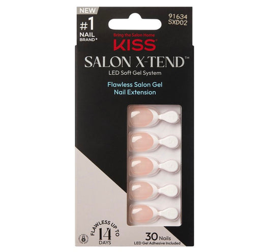 KISS Salon X-Tend LED Soft Gel System Design Nails - NONSENSE