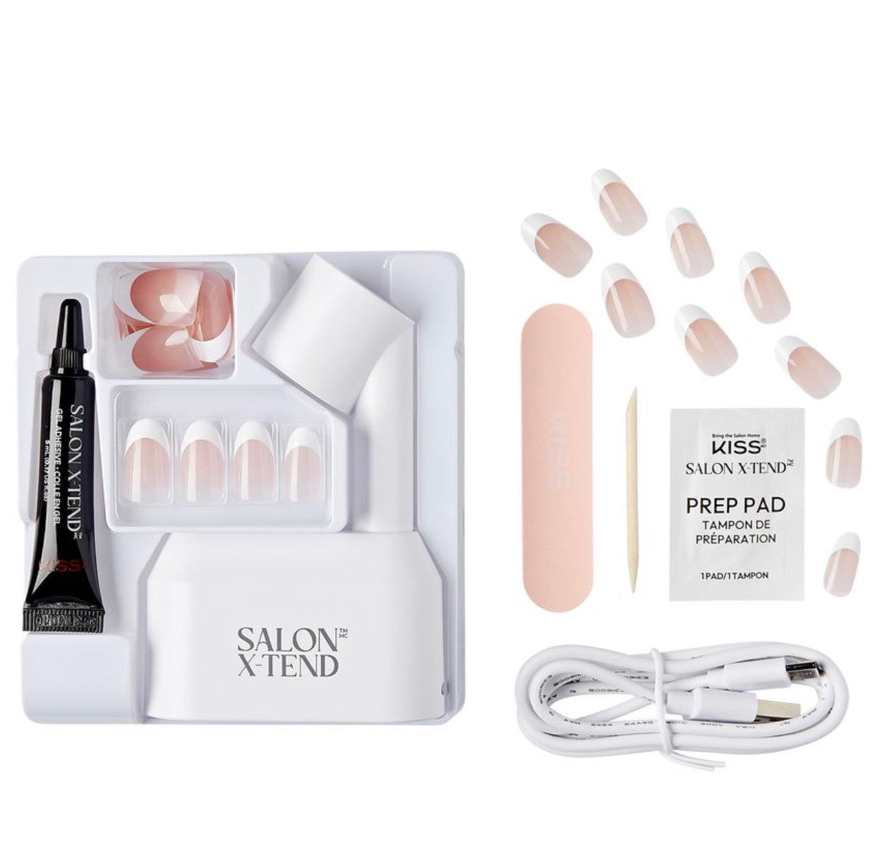 KISS Salon X-Tend LED Soft Gel System - Pure
