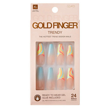 KISS Gold Finger Trendy Nail - Be Bubbly