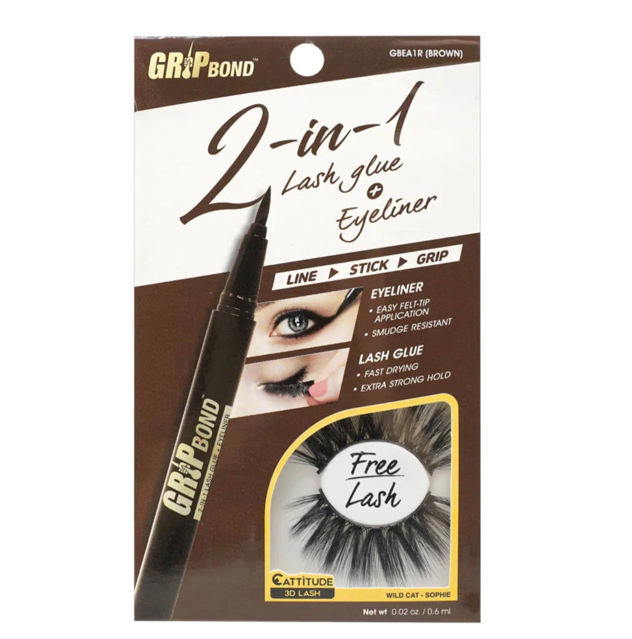 Ebin New York Grip Bond 2-in-1 Eyeliner Glue