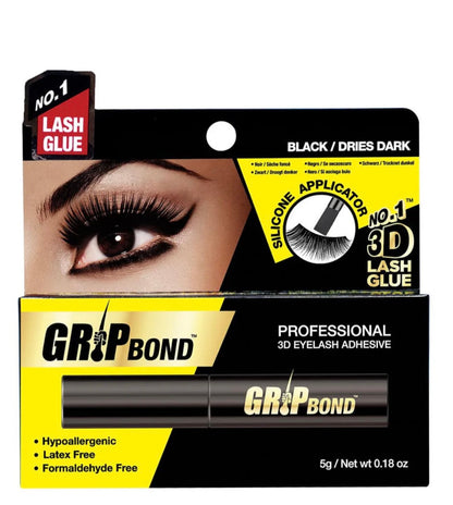 Ebin New York Grip Bond Latex-Free Lash Adhesive - Black