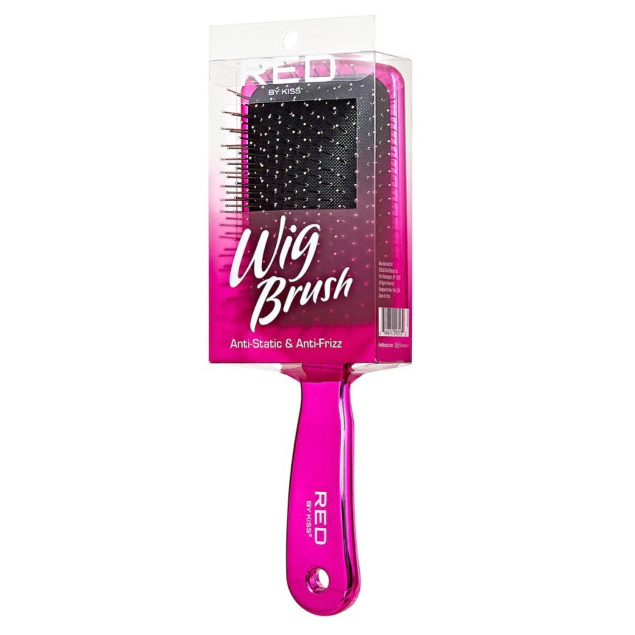 RED Square Wig Brush