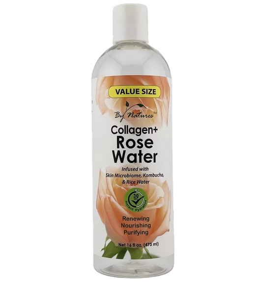 By Natures Collagen + Rose Water (16 oz)