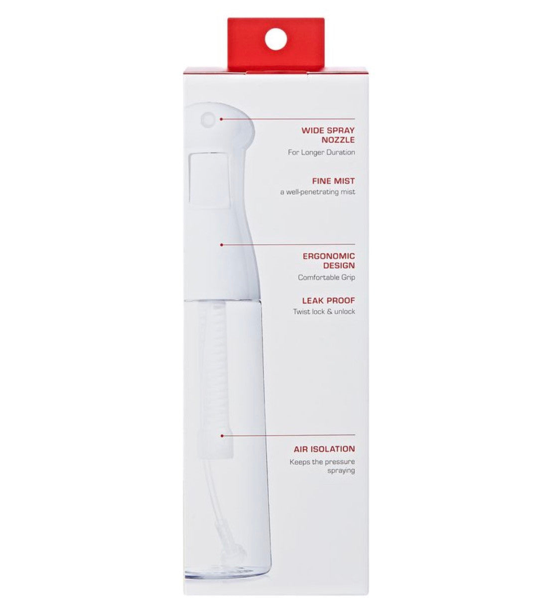 RED Continuous Hair Spray Bottle