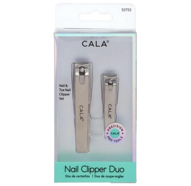 CALA Pro Nail Clipper Duo (Silver)