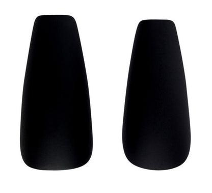 CALA Glam Couture Medium Coffin Nail - Matte Black