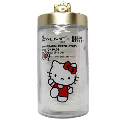 THE CREME SHOP Chic Large Reusable Jar + Premium Cotton Pads