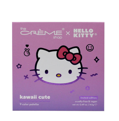 THE CREME SHOP Hello Kitty (Purple) Kawaii Cute Eyeshadow Palette
