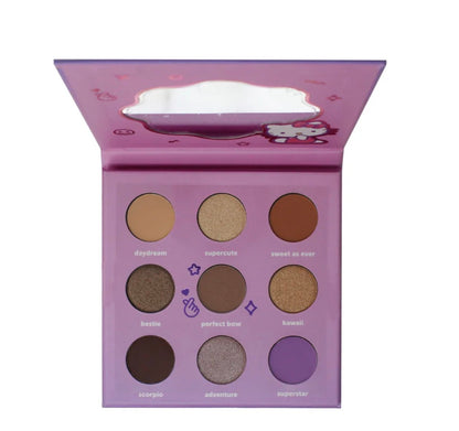 THE CREME SHOP Hello Kitty (Purple) Kawaii Cute Eyeshadow Palette