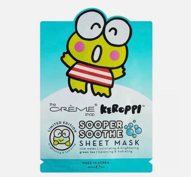THE CREME SHOP Keroppi Sooper Soothe Sheet Mask (3 sheets)
