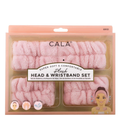 CALA Plush Headband & Wristband Set