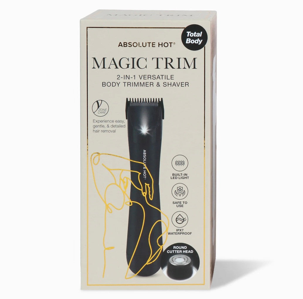 NICKA K Magic Trim 2-IN-1 Versatile Body Trimmer & Shaver