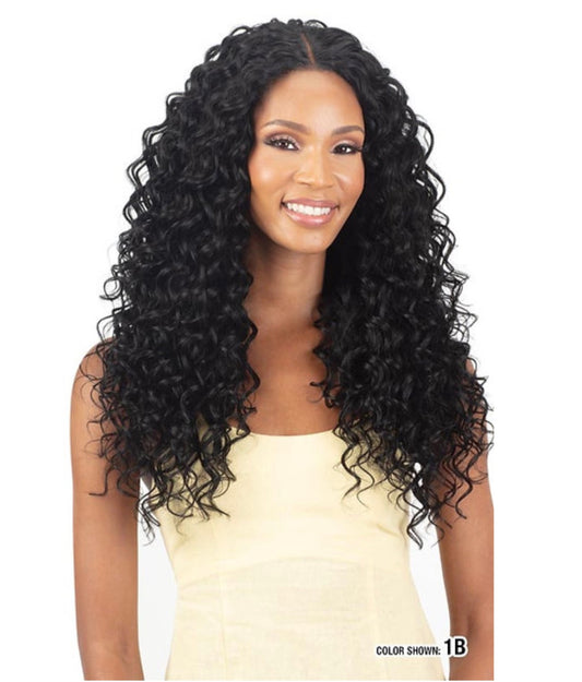 Mayde Beauty Synthetic Bloom Bundle Weave - Wet & Curly 4PCS (18"20"22"+CL)