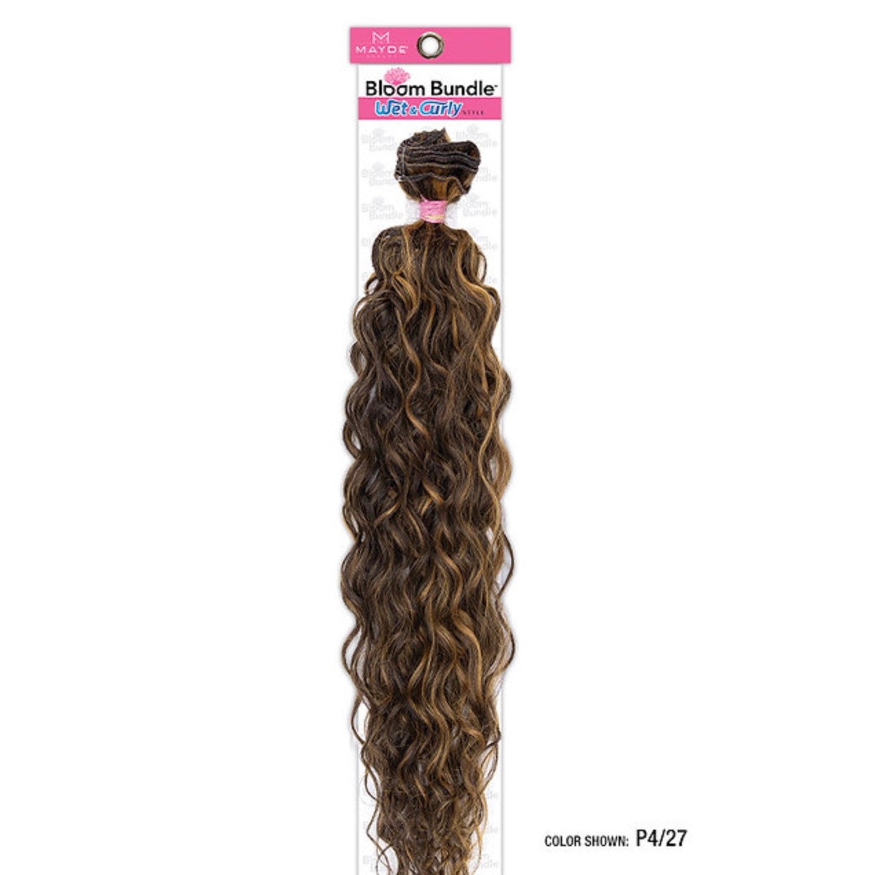 Mayde Beauty Synthetic Bloom Bundle Weave - Wet & Curly 001 (24"-30")