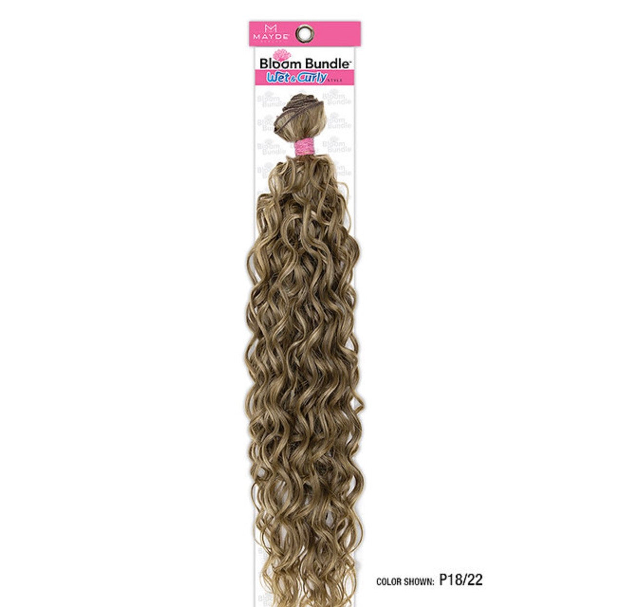 Mayde Beauty Synthetic Bloom Bundle Weave - Wet & Curly 001 (24"-30")