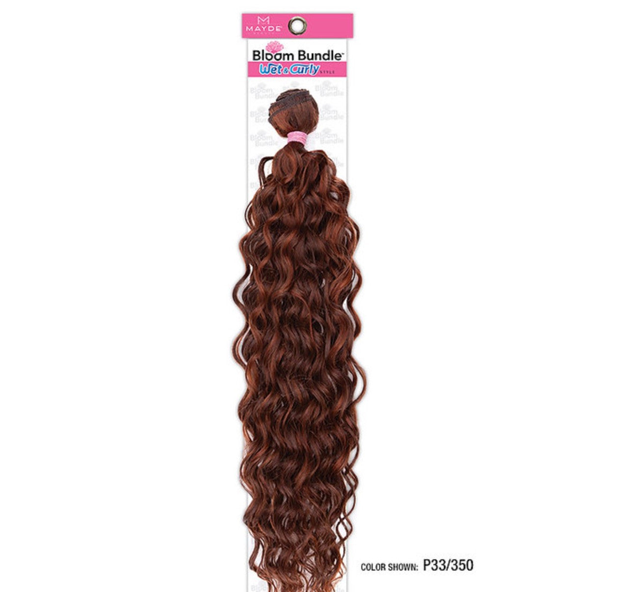 Mayde Beauty Synthetic Bloom Bundle Weave - Wet & Curly 001 (24"-30")
