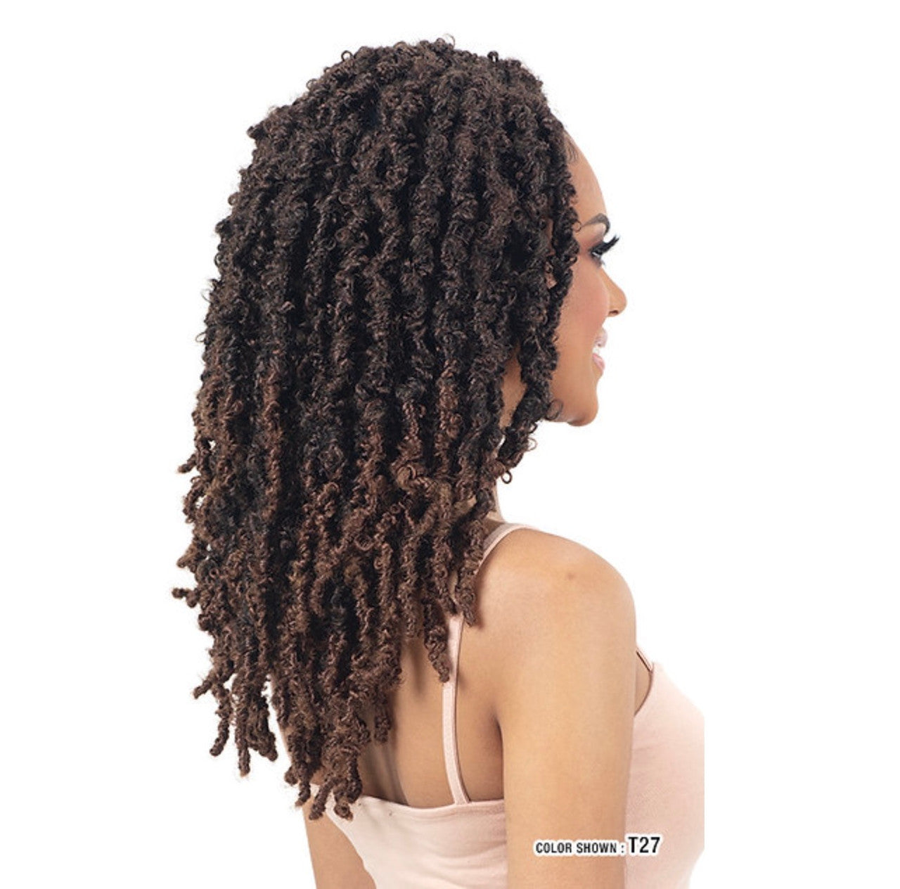 Mayde Beauty Synthetic Crochet Braids - 2X Water Wave Butterfly Loc 14"
