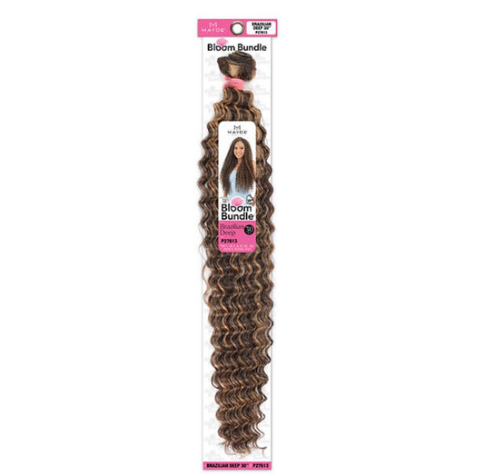 Mayde Beauty Synthetic Bloom Bundle Weave - BRAZILIAN DEEP 30"