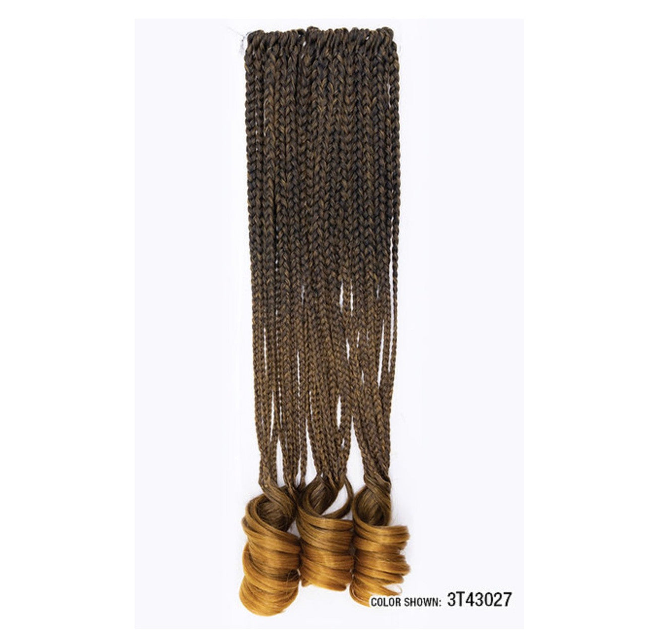 Mayde Beauty Synthetic Crochet Braids - 3X French Curl Braid 22”