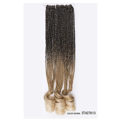 Mayde Beauty Synthetic Crochet Braids - 3X French Curl Braid 22”
