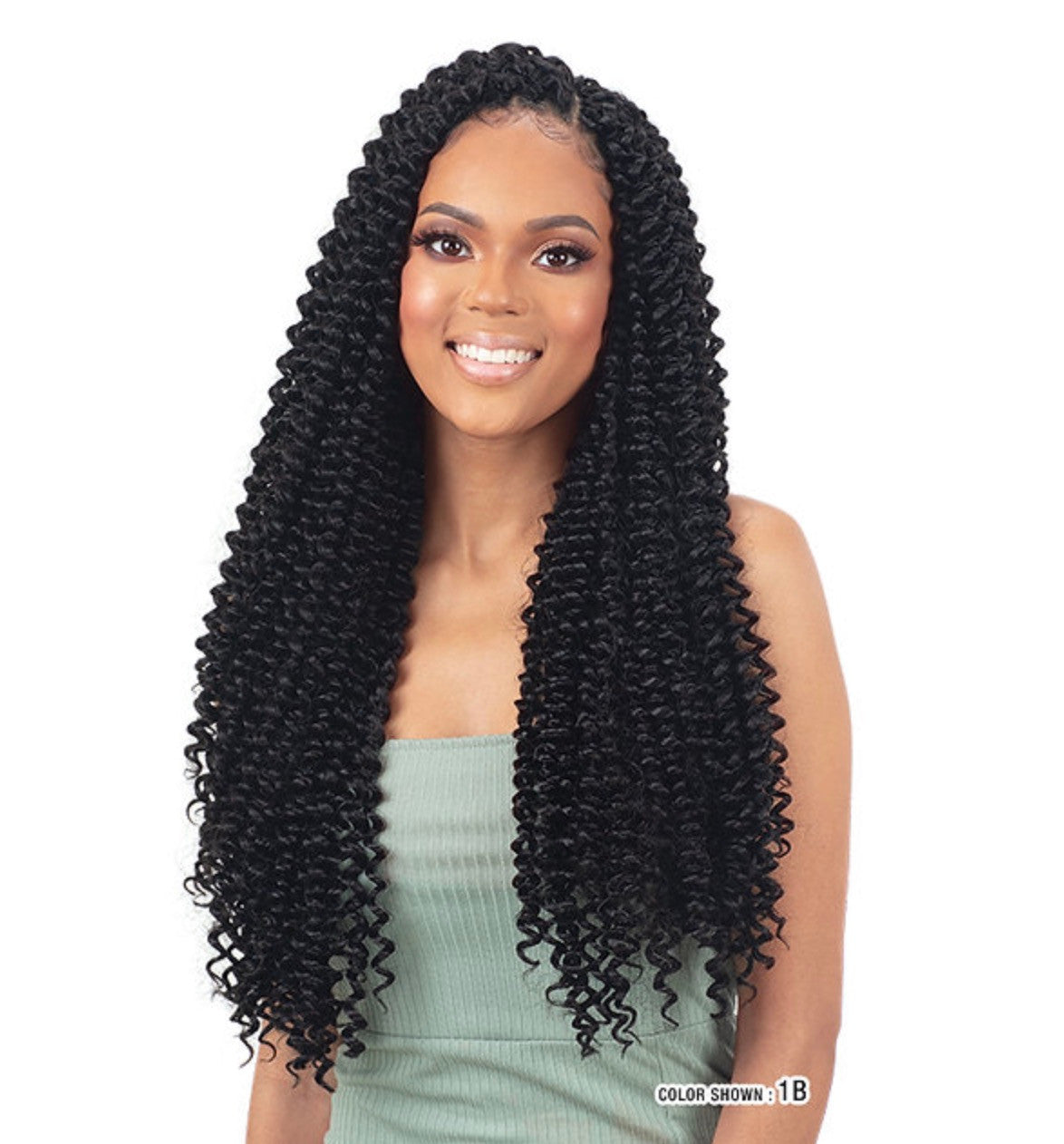 Mayde Beauty Synthetic Crochet Braids - 3X Lusty Water Wave 18"