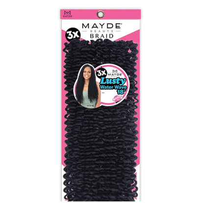 Mayde Beauty Synthetic Crochet Braids - 3X Lusty Water Wave 18"