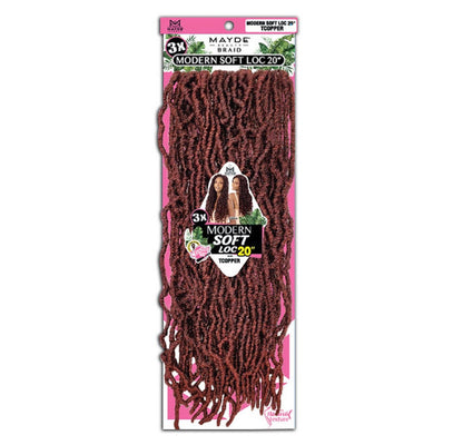 Mayde Beauty Synthetic Crochet Braids - 3X Modern Soft Loc 20"
