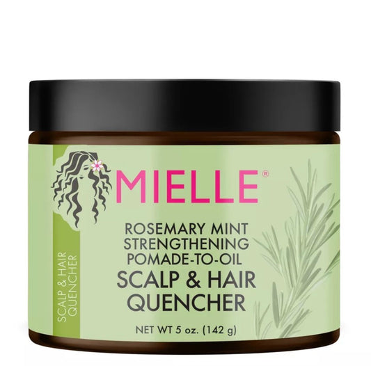 Mielle Rosemary Mint Pomade to Oil Scalp & Hair Quencher (5 oz)