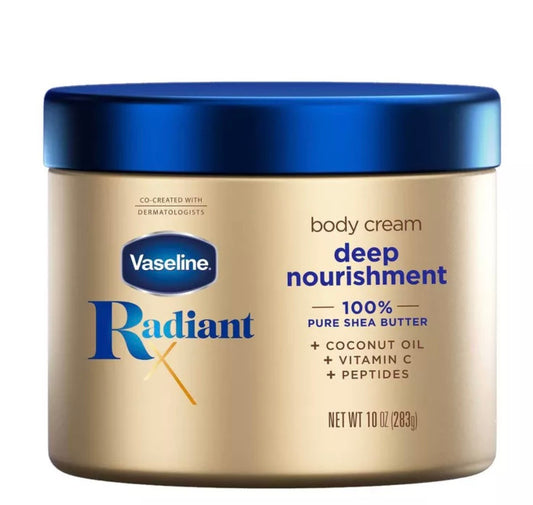 VASELINE Radiant x Deep Nourishment Niacinamide Body Cream (10 oz)