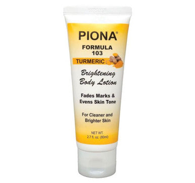PIONA Formula 103 Turmeric Brightening Body Lotion (2.7 oz)