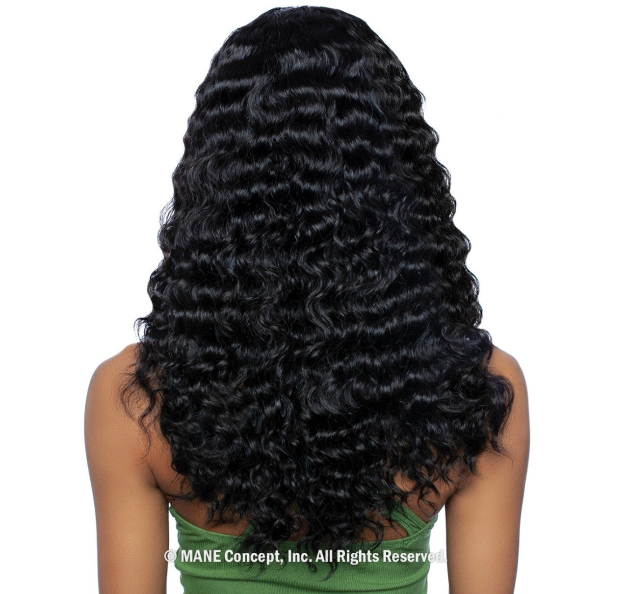 MANE CONCEPT 100% Unprocessed Human Hair Trill Full Wig - Loose Crimp Full Bang 22"