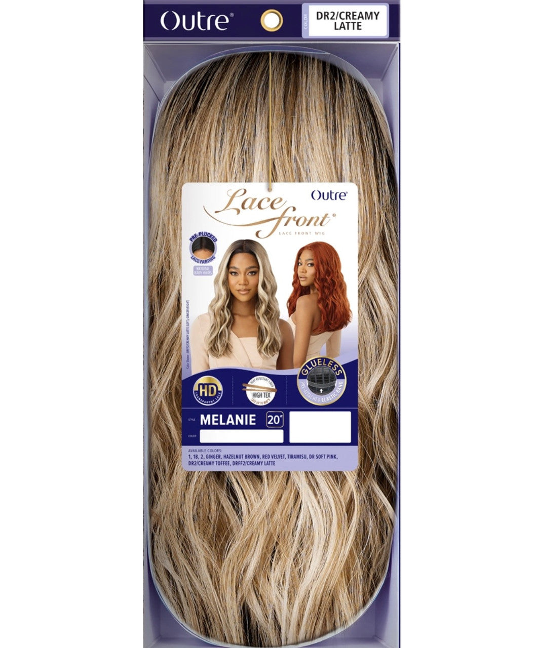 OUTRE HD Transparent Lace Front Wig - MELANIE