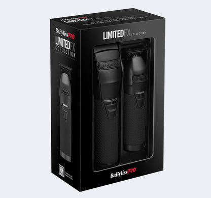 BaBylissPRO LimitedFX Black Trimmer & Clipper Gift Set