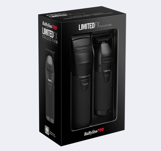 BaBylissPRO LimitedFX Black Trimmer & Clipper Gift Set