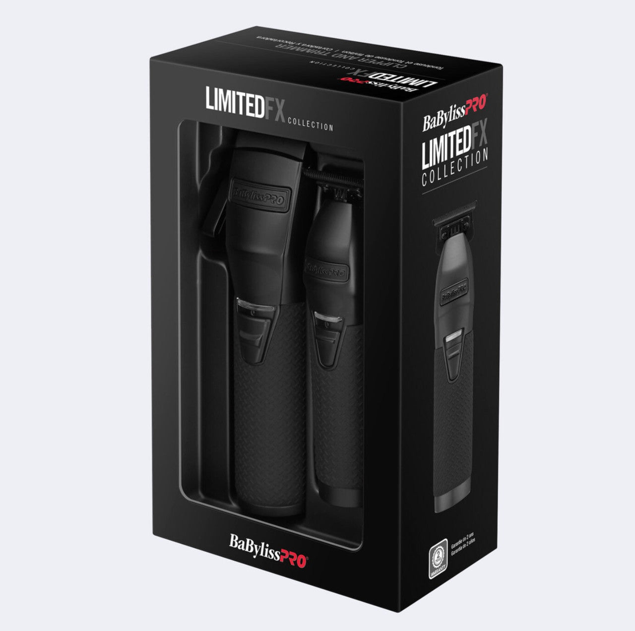 BaBylissPRO LimitedFX Black Trimmer & Clipper Gift Set