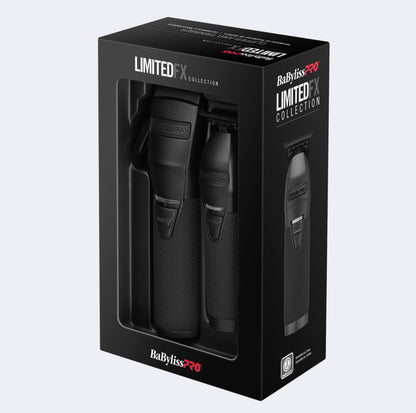 BaBylissPRO LimitedFX Black Trimmer & Clipper Gift Set